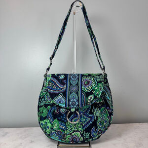 Vera Bradley Saddle Up Shoulder Bag Blue Rhapsody